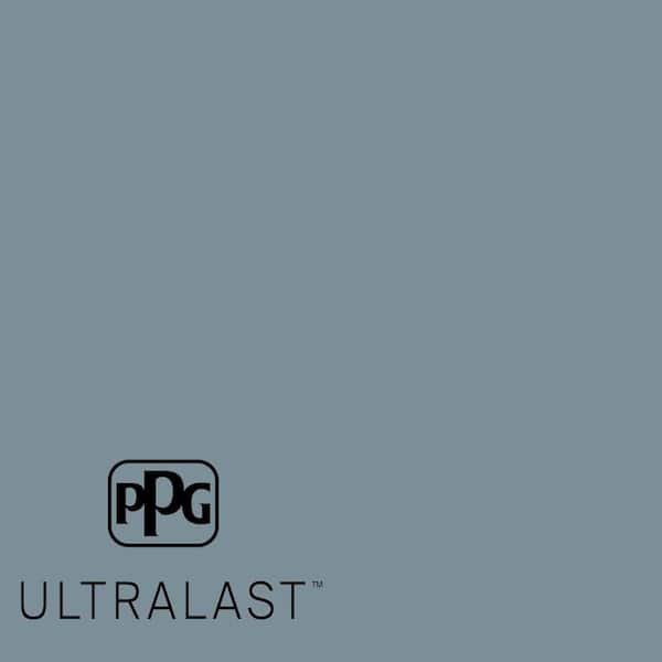 PPG UltraLast 1 gal. #PPG1153-5 Chalky Blue Semi-Gloss Interior Paint and Primer