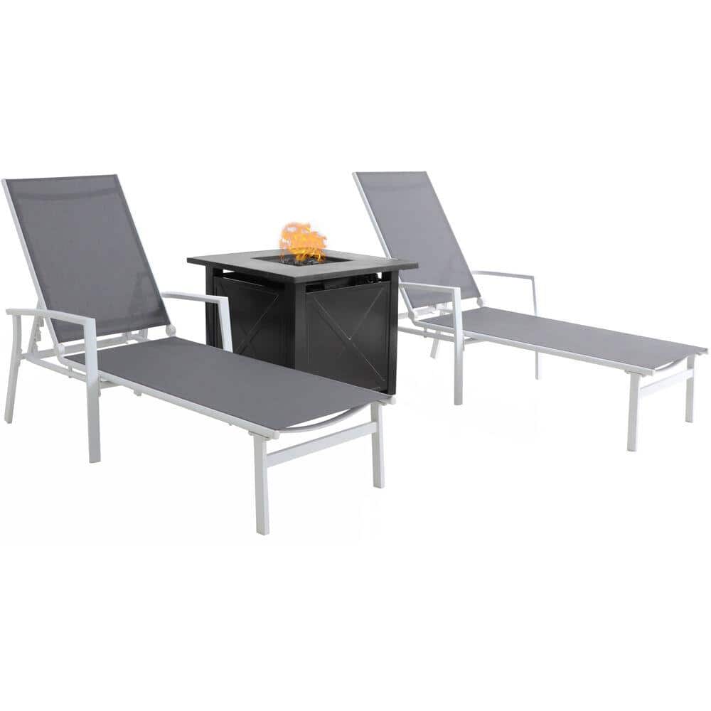 Harper 3-Piece Aluminum Sling Outdoor Chaise Lounges price history on PriceWatchPro