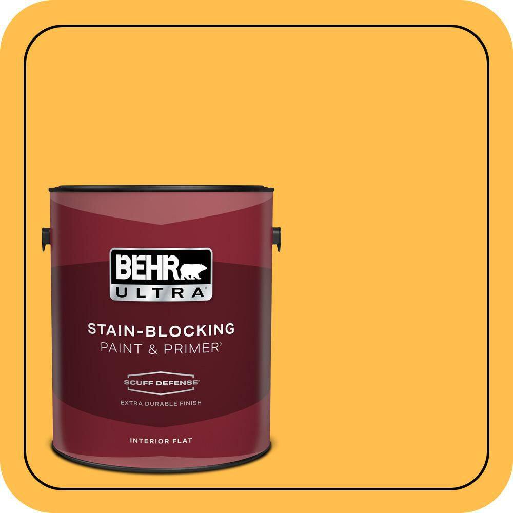 1 gal. #310B-6 Twenty Carat Extra Durable Flat Interior Paint & Primer price history on PriceWatchPro