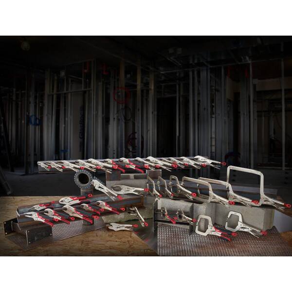 Milwaukee 6 in. Torque Lock Locking C-Clamp with Durable Grip 48