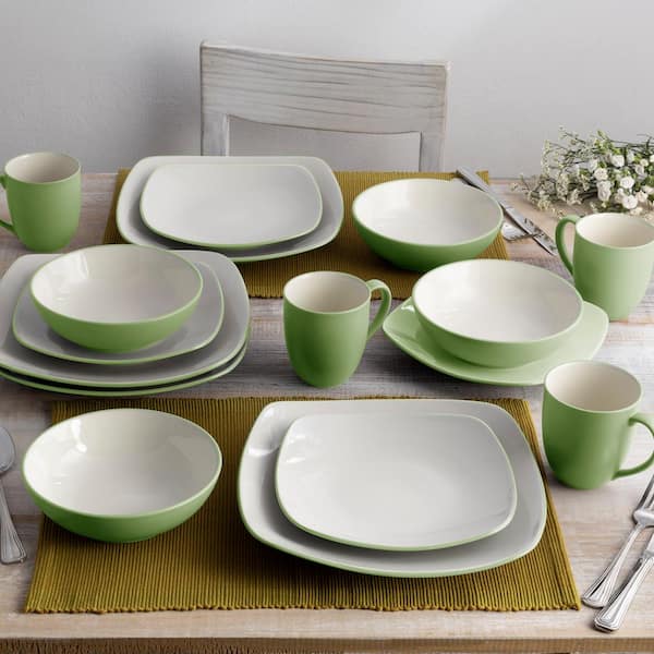 Noritake Colorwave Apple (Green) Stoneware Square Dinner