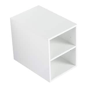 12.00 in. W x 15.80 in. H x 17.70 in. D Plywood Rectangular Shelf in Glossy White