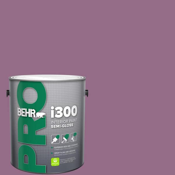 BEHR PRO 1 gal. #M110-6 Sophisticated Lilac Semi-Gloss Interior Paint