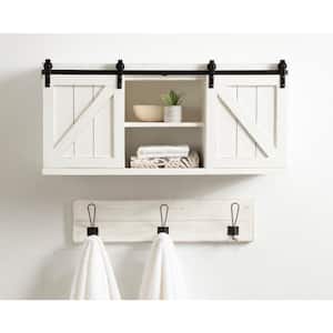 Cates White Accent Storage Cabinet with Doors