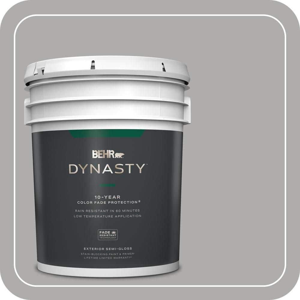 5 gal. Home Decorators Collection #HDC-NT-27A Soft Pebble Semi-Gloss Enamel Exterior Stain-Blocking Paint & Primer price history on PriceWatchPro
