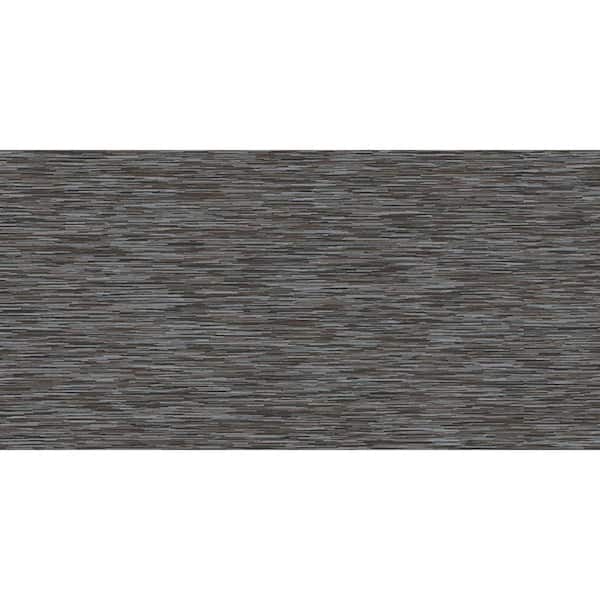 Sothis Black 23 in. x 46 in. Textured Porcelain Rectangle Wall and Floor Tile (15.29 sq. ft./Case) (2-pack)