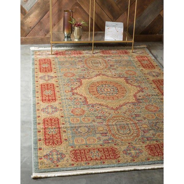 Palace Hamilton Light Blue 6' 0 x 9' 0 Area Rug