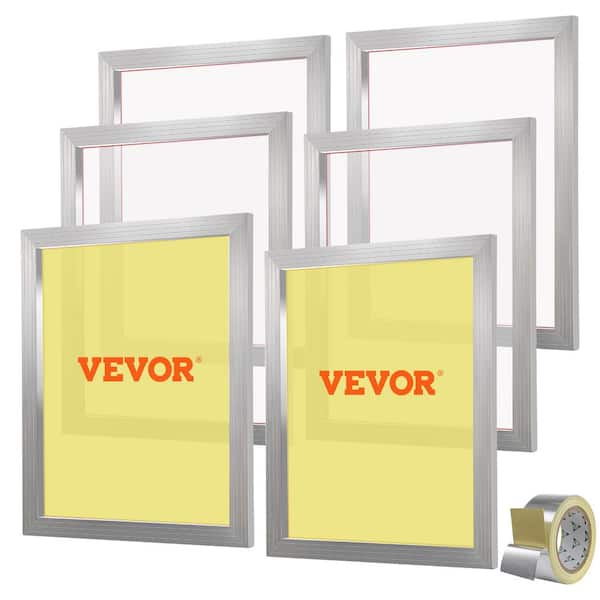 VEVOR Screen Printing Kit 6 Pieces Aluminum Silk Stencil Printing Frames 20  x 24 in. Silk Screen Printing Frame SYKJD63052024233BV0 - The Home Depot