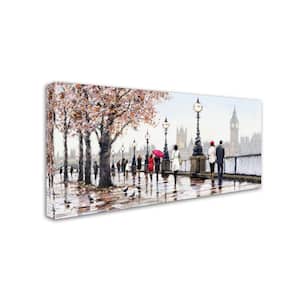 24 in. x 47 in. "Thames View" by The Macneil Studio Printed Canvas Wall Art