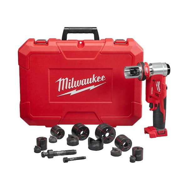 M18 18V Lithium-Ion Cordless FORCE LOGIC 1/2 in.-2 in. 6 Ton Knockout Tool
