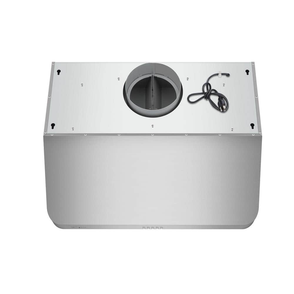 30" Stainless Steel Under Cabinet Range Hood with Push Button Control