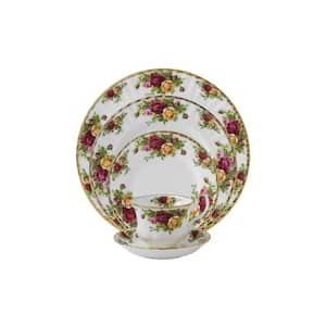 Old Country Roses Bone China 5-Piece Place Setting, Service for 1