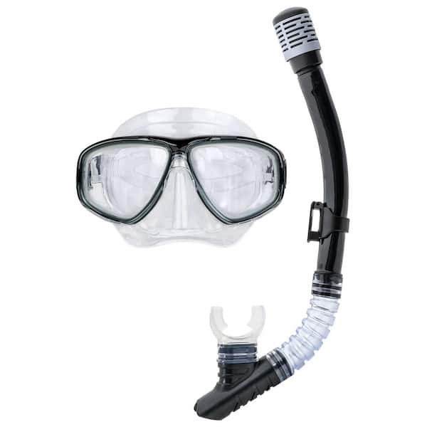 Snorkel Dive Set Poolmaster Sport Dive Mask Black
