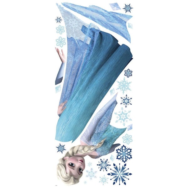 5 in. x 19 in. Frozen Elsa Peel and Stick Giant Wall Decals