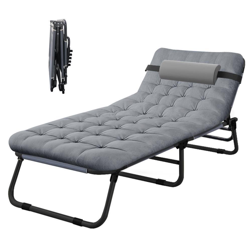 Buy Adjustable 4Position Adults Reclining Folding Chaise with Pillow