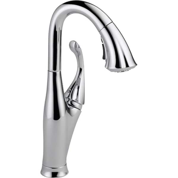 Delta Addison Single-Handle Pull-Down Sprayer Bar Faucet with MagnaTite Docking in Chrome