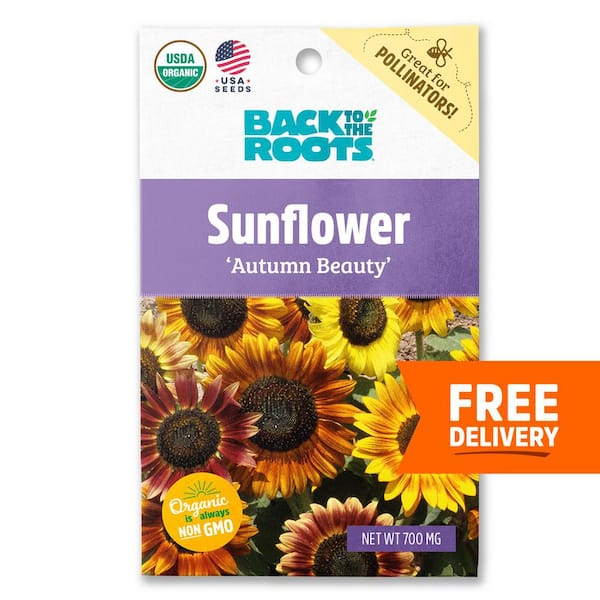 Back to the Roots Organic Autumn Beauty Sunflower Seed (1-Pack)