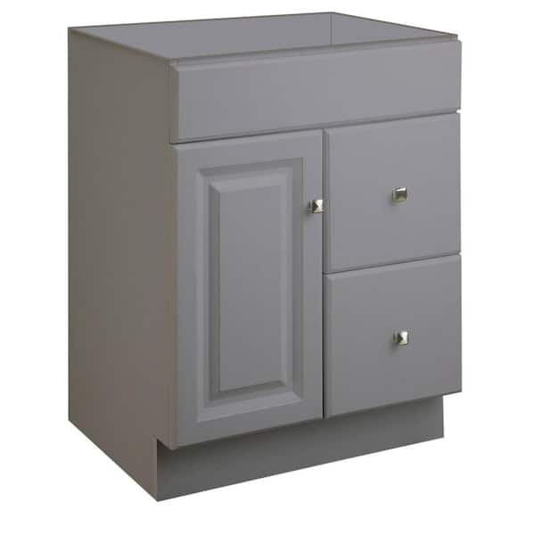 Design House Wyndham 24 in. W x 18 in. D Ready to Assemble Bath Vanity Cabinet Only in Gray
