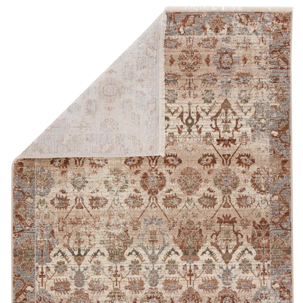 Zefira Luana 8' x 10' Gray Reversible Synthetic Area Rug