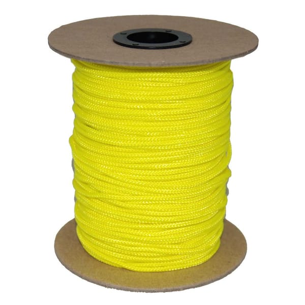 T.W. Evans Cordage 3/32 in. #3 SIDEWALL 300 ft. - NEON YELLOW