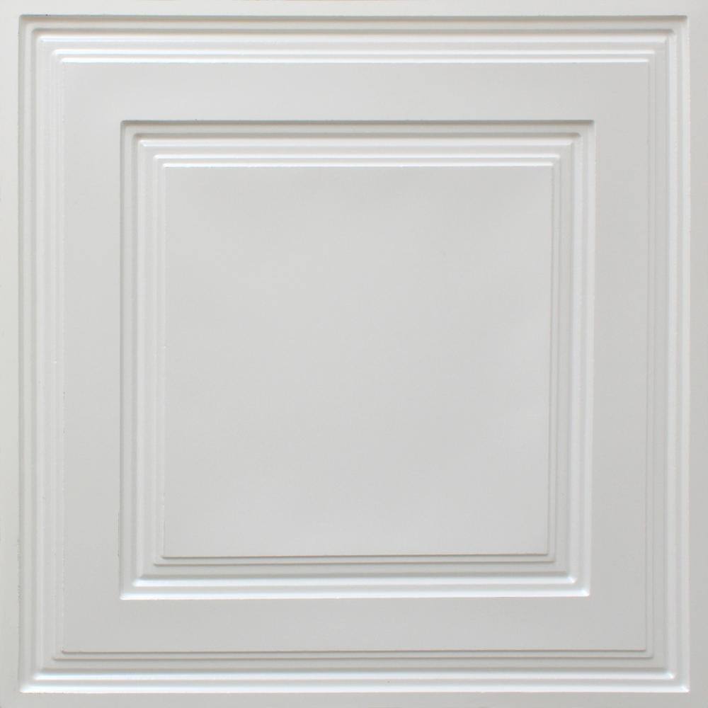 Falkirk Perth Pearl White 2 ft. x 2 ft. Decorative Modern Lay In Ceiling Tile (40 sq. ft./case) price history on PriceWatchPro
