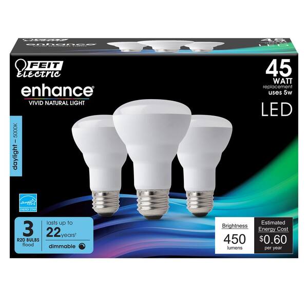 enhance vivid natural light bulbs led