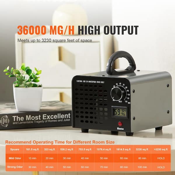 SKYSHALO Ozone Machine 3230 Sq. Ft. HEPA - Type Ozone Generator in