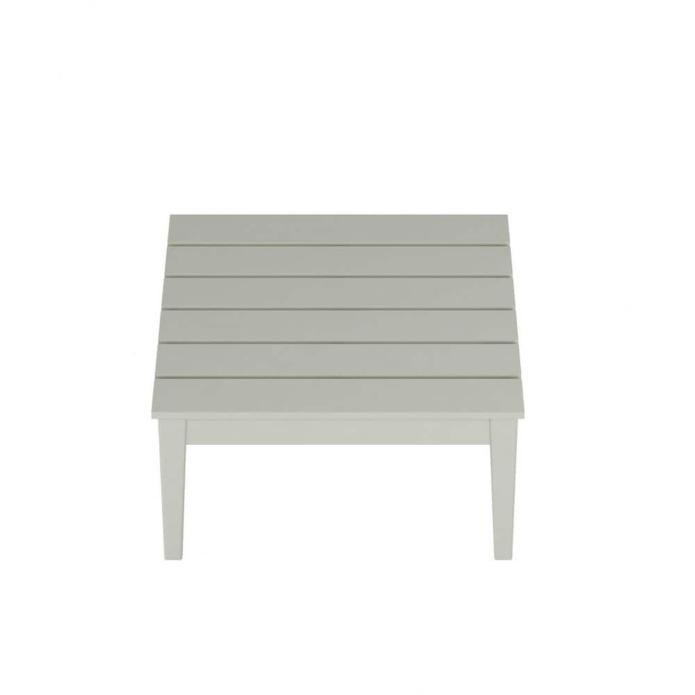 Shoreside Sand HDPE 32" Square Outdoor Cocktail Table