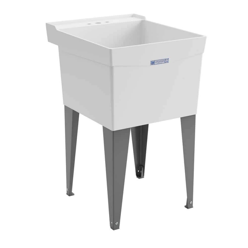 **「MU」** MUSTEE Utilatub 24 in. x 20 in. Structural Thermoplastic Floor