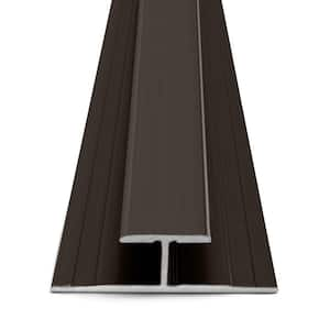 Dark Bronze 5.5mm x 84 in. Aluminum T-Mold Floor Transition Strip