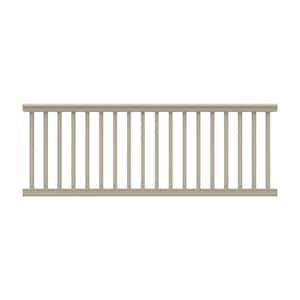 Bella Premier Series 8 ft. x 36 in. Clay Vinyl Level Rail Kit with Square Balusters