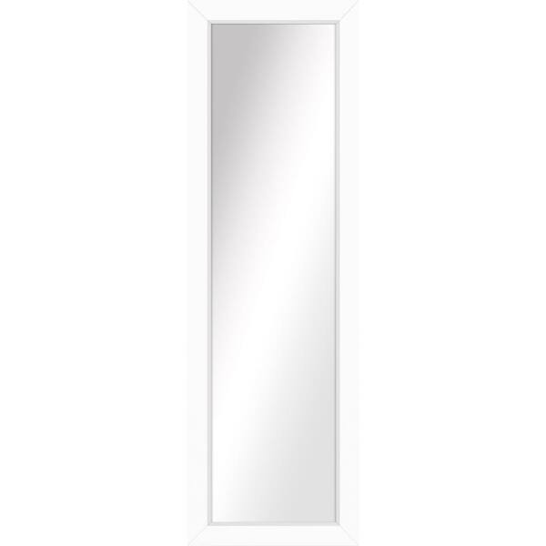 Ptm Images Large Rectangle White Art Deco Mirror 53 5 In H X 17 5 In W 5 The Home Depot