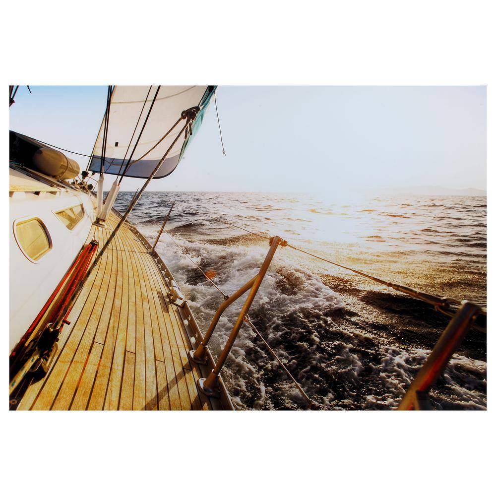 Yosemite Home Decor 32 in. x 47 in. "Landscapes and Views" Tempered Glass Wall Art 3120014 The