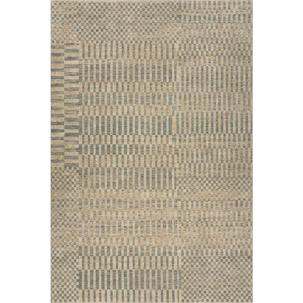 Cassiel Checkered Area Stone 4 ft. x 6 ft. Indoor Area Rug