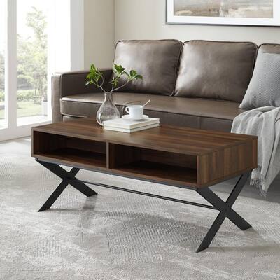 Dark Walnut Coffee Tables Accent Tables The Home Depot