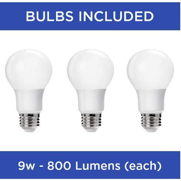 Fan Light Kits Collection 3-Light White Ceiling Fan Light Kit