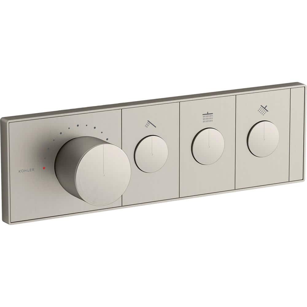 KOHLER Anthem 3Outlet Thermostatic Valve Control Panel with Recessed