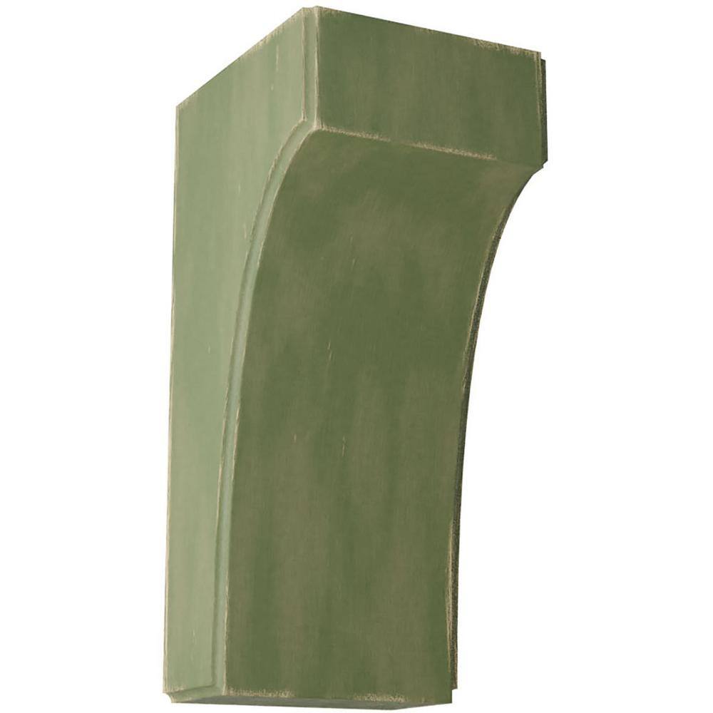 3-1/2 in. x 8 in. x 4 in. Restoration Green Clarksville Wood Vintage Decor Bracket price history on PriceWatchPro