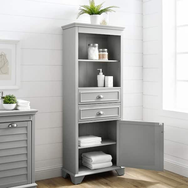 Crosley Furniture Lydia Bathroom Cabinet, White