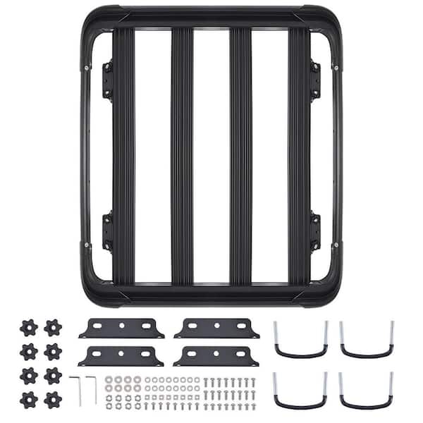 48 x 40 x 5.6 in. Roof Rack Cargo Carrier, Universal Rooftop Cargo Basket, Luggage Holder with 150 lbs. Load Capacity