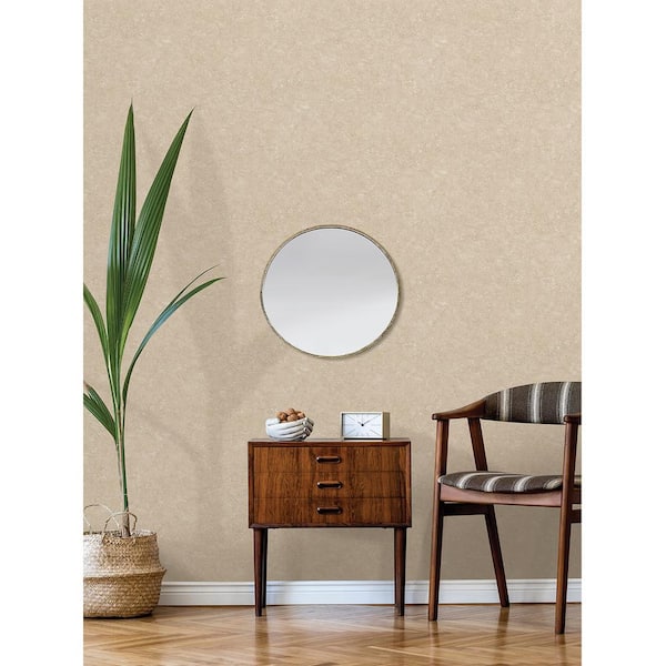 Rini Beige Distressed Non-Pasted Vinyl Wallpaper