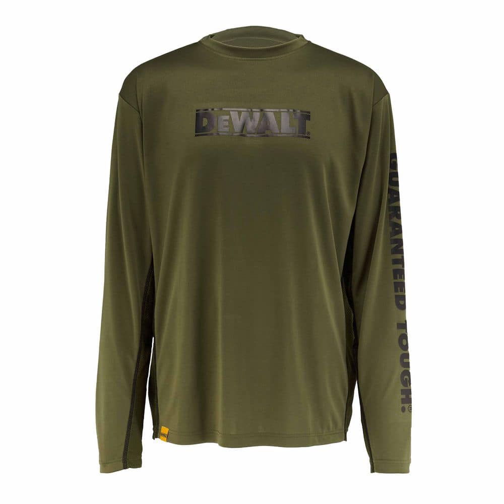 Truro Men's Large Olive Polyester/Elastane Stretch Performance Long Sleeve Tee Shirt price history on PriceWatchPro