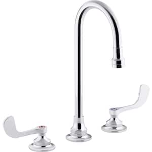 Triton Bowe 1.0 GPM 8 in. Widespread 2-Handle Bathroom Faucet with Laminar Flow in Polished Chrome