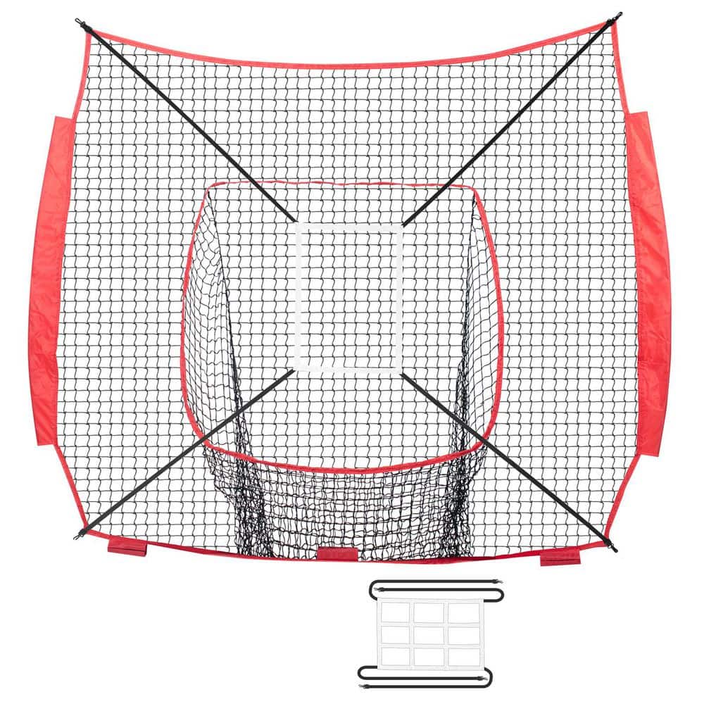 7x7 ft. Baseball Softball Practice Net, Portable Baseball Training Net for Hitting Batting Catching Pitching, Backstop price history on PriceWatchPro