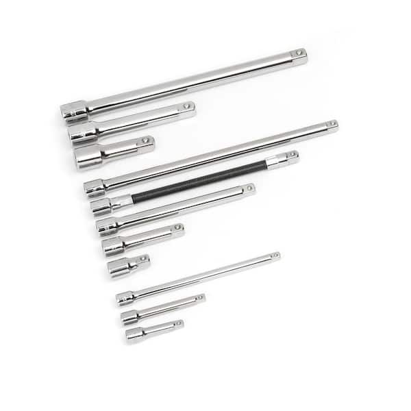 Husky - 1/4 in., 3/8 in., 1/2 in. Drive Accessory Set (19-Piece)