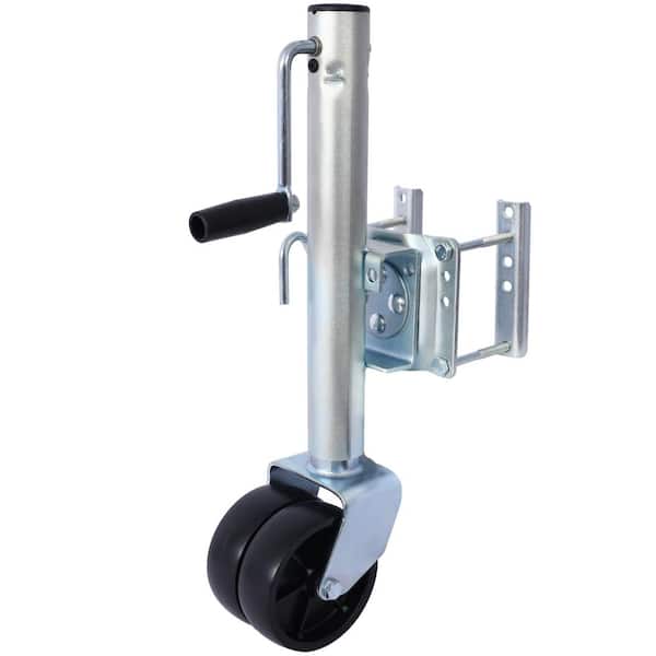 Tidoin 1500 lb. Weight Capacity Bolt-on 12 in. Trailer Jack for RV Trailer and Utility Trailer