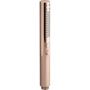 Shift+ 2-Spray Patterns 1.13 in. Wall Mount Handheld Shower Head 2.5 GPM in Vibrant Rose Gold