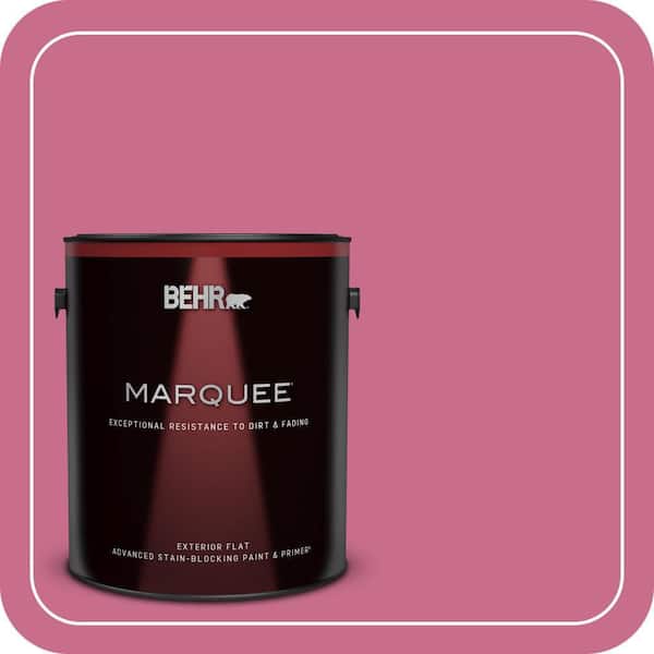 BEHR MARQUEE 1 gal. #110B-5 Silk Ribbon Flat Exterior Paint & Primer