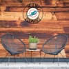 IMPERIAL Miami Dolphins Team Logo 24 in. Wrought Iron Decorative Sign IMP  584-1008 - The Home Depot