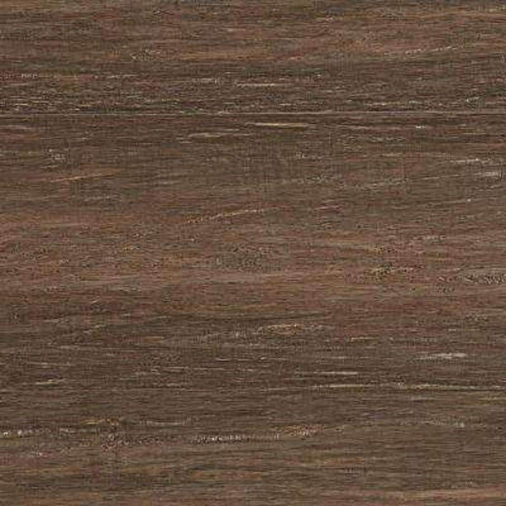 Home Decorators Collection Take Home Sample - Hand Scraped Strand Woven Pecan Click Bamboo Flooring - 5 in. x 7 in., Dark -  YY3004D
